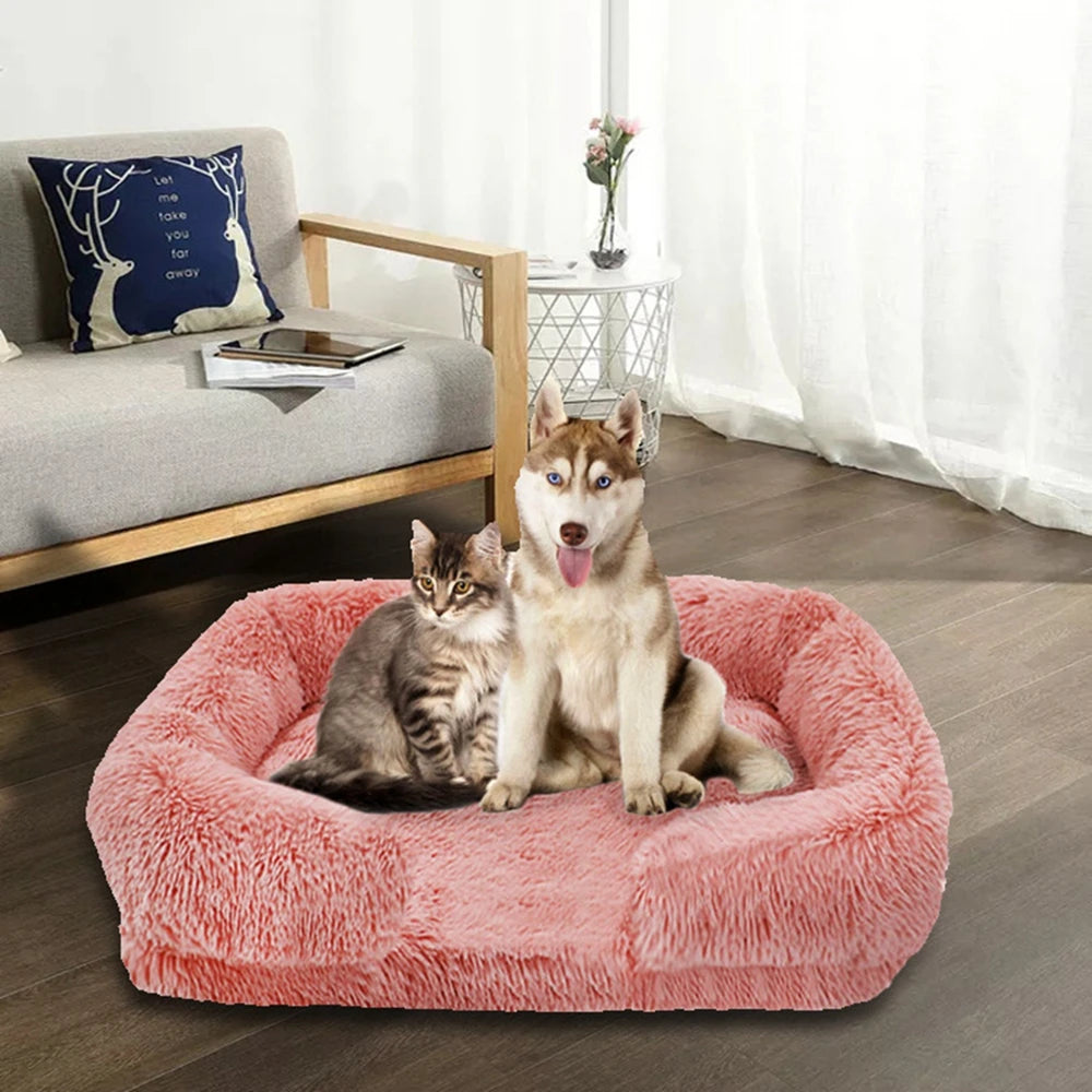 Super Warm Plush Dog Bed